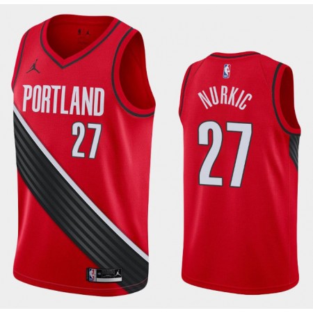 Herren NBA Portland Trail Blazers Trikot Jusuf Nurkic 27 Jordan Brand 2020-2021 Statement Edition Swingman